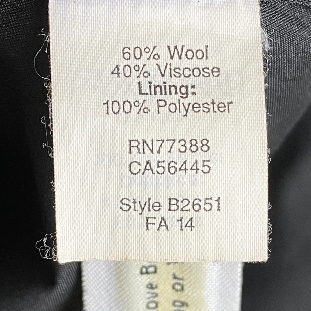 Madewell Leather Pocket Installation Wool Blend Dress - Picture 8 of 9